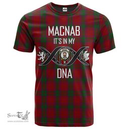 Scottish MacNab 01 Its In My DNA Plaid Family Crest Tartan T Shirt Scottish Plaid Tartan Plaid - ScotsTee - scotstee.com