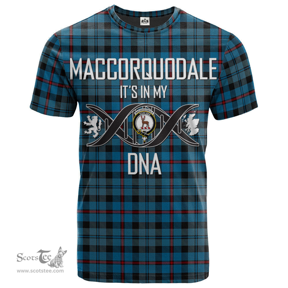 Scottish MacCorquodale Its In My DNA Plaid Family Crest Tartan T Shirt Scottish Plaid Tartan Plaid - ScotsTee - scotstee.com