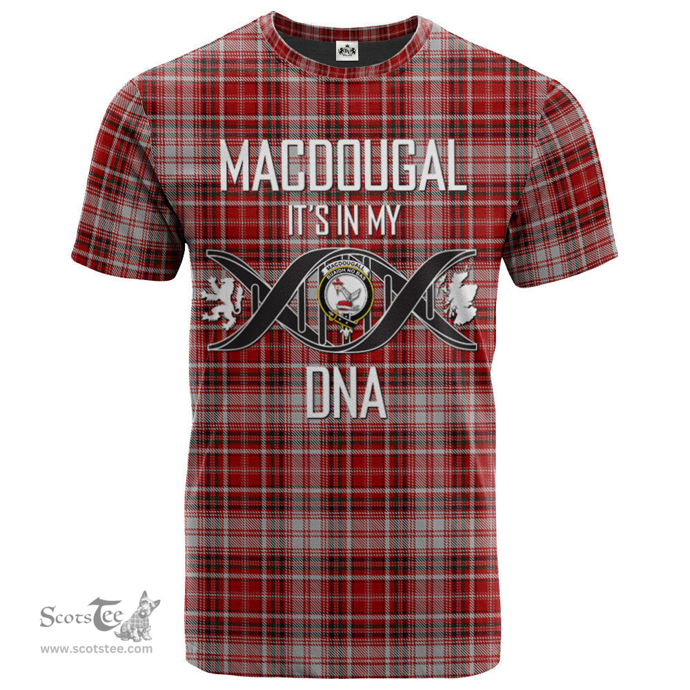 Scottish MacDougall Dress Its In My DNA Plaid Family Crest Tartan T Shirt Scottish Plaid Tartan Plaid - ScotsTee - scotstee.com
