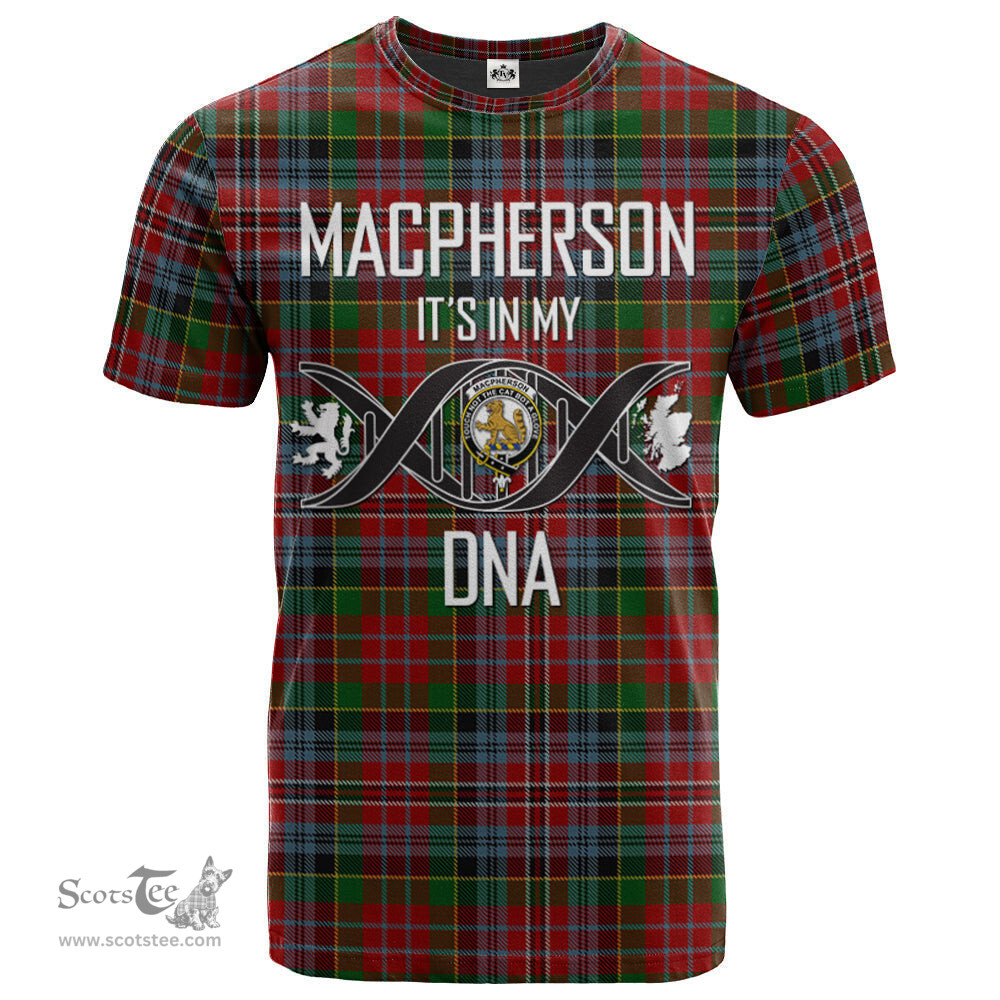 Scottish MacPherson 06 Its In My DNA Plaid Family Crest Tartan T Shirt Scottish Plaid Tartan Plaid - ScotsTee - scotstee.com
