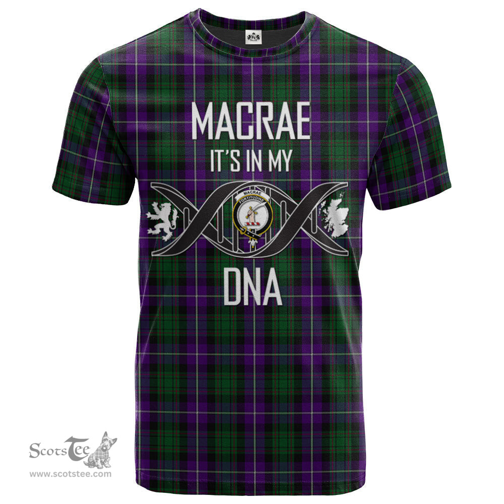 Scottish MacRae Hunting 03 Its In My DNA Plaid Family Crest Tartan T Shirt Scottish Plaid Tartan Plaid - ScotsTee - scotstee.com