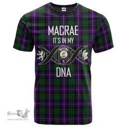 Scottish MacRae Hunting 03 Its In My DNA Plaid Family Crest Tartan T Shirt Scottish Plaid Tartan Plaid - ScotsTee - scotstee.com