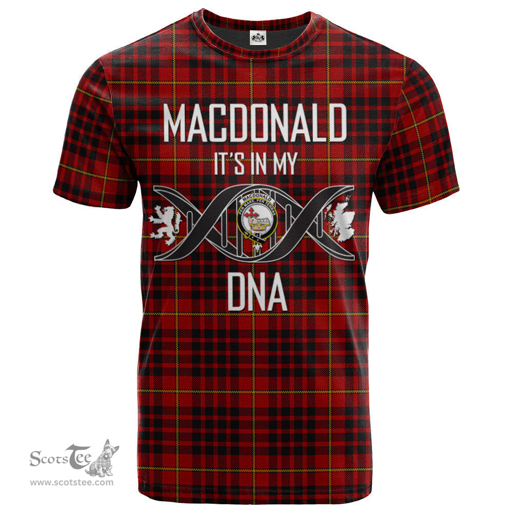 Scottish MacDonald of Ardnamurchan Its In My DNA Plaid Family Crest Tartan T Shirt Scottish Plaid Tartan Plaid - ScotsTee - scotstee.com