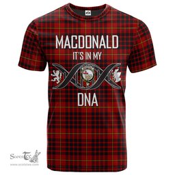 Scottish MacDonald of Ardnamurchan Its In My DNA Plaid Family Crest Tartan T Shirt Scottish Plaid Tartan Plaid - ScotsTee - scotstee.com