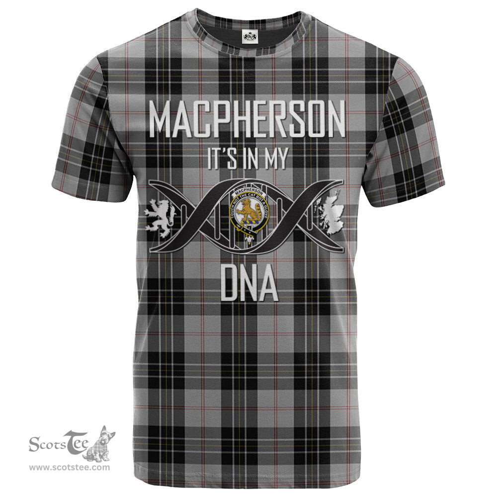 Scottish MacPherson Dress 01 Its In My DNA Plaid Family Crest Tartan T Shirt Scottish Plaid Tartan Plaid - ScotsTee - scotstee.com