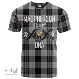 Scottish MacPherson Dress 01 Its In My DNA Plaid Family Crest Tartan T Shirt Scottish Plaid Tartan Plaid - ScotsTee - scotstee.com