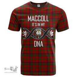 Scottish MacColl 01 Its In My DNA Plaid Family Crest Tartan T Shirt Scottish Plaid Tartan Plaid - ScotsTee - scotstee.com