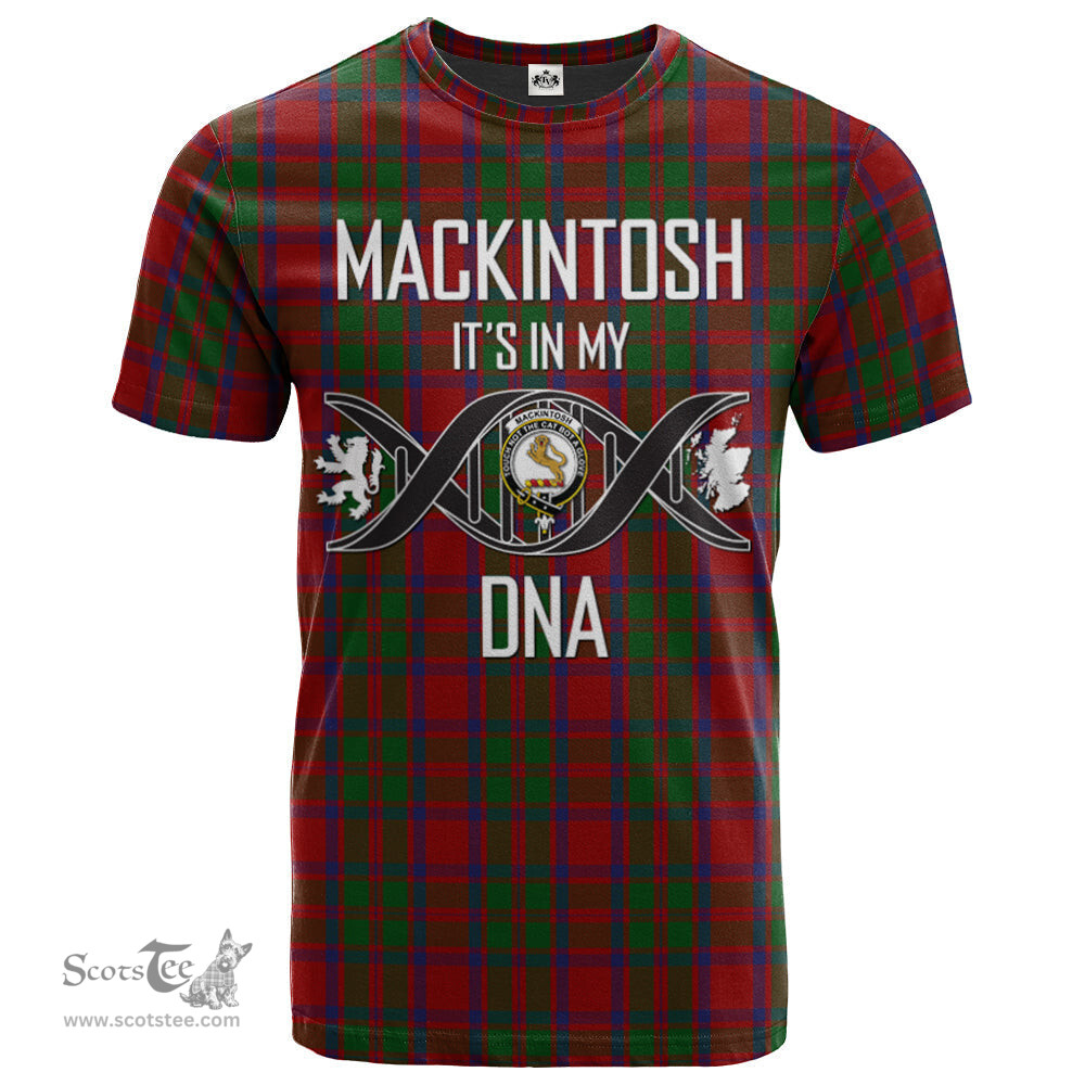 Scottish MacKintosh 01 Its In My DNA Plaid Family Crest Tartan T Shirt Scottish Plaid Tartan Plaid - ScotsTee - scotstee.com