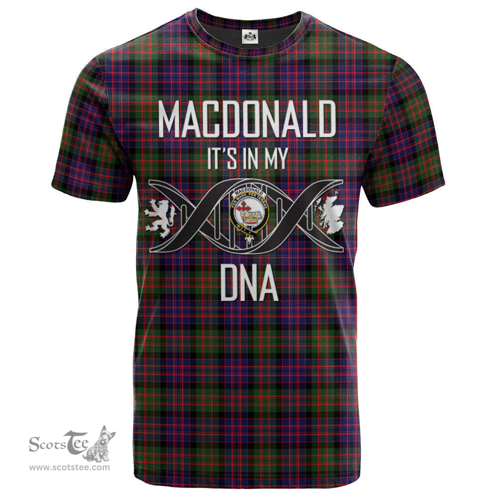 Scottish MacDonald Modern Its In My DNA Plaid Family Crest Tartan T Shirt Scottish Plaid Tartan Plaid - ScotsTee - scotstee.com