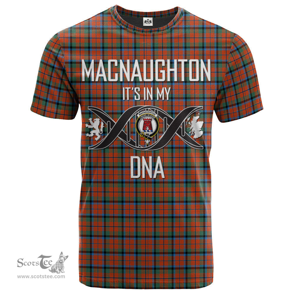 Scottish MacNaughton Ancient Its In My DNA Plaid Family Crest Tartan T Shirt Scottish Plaid Tartan Plaid - ScotsTee - scotstee.com