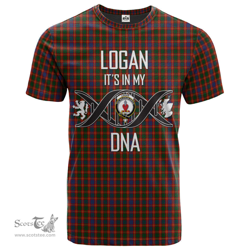 Scottish Logan 02 Its In My DNA Plaid Family Crest Tartan T Shirt Scottish Plaid Tartan Plaid - ScotsTee - scotstee.com