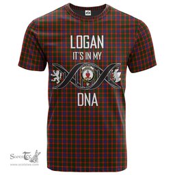 Scottish Logan 02 Its In My DNA Plaid Family Crest Tartan T Shirt Scottish Plaid Tartan Plaid - ScotsTee - scotstee.com