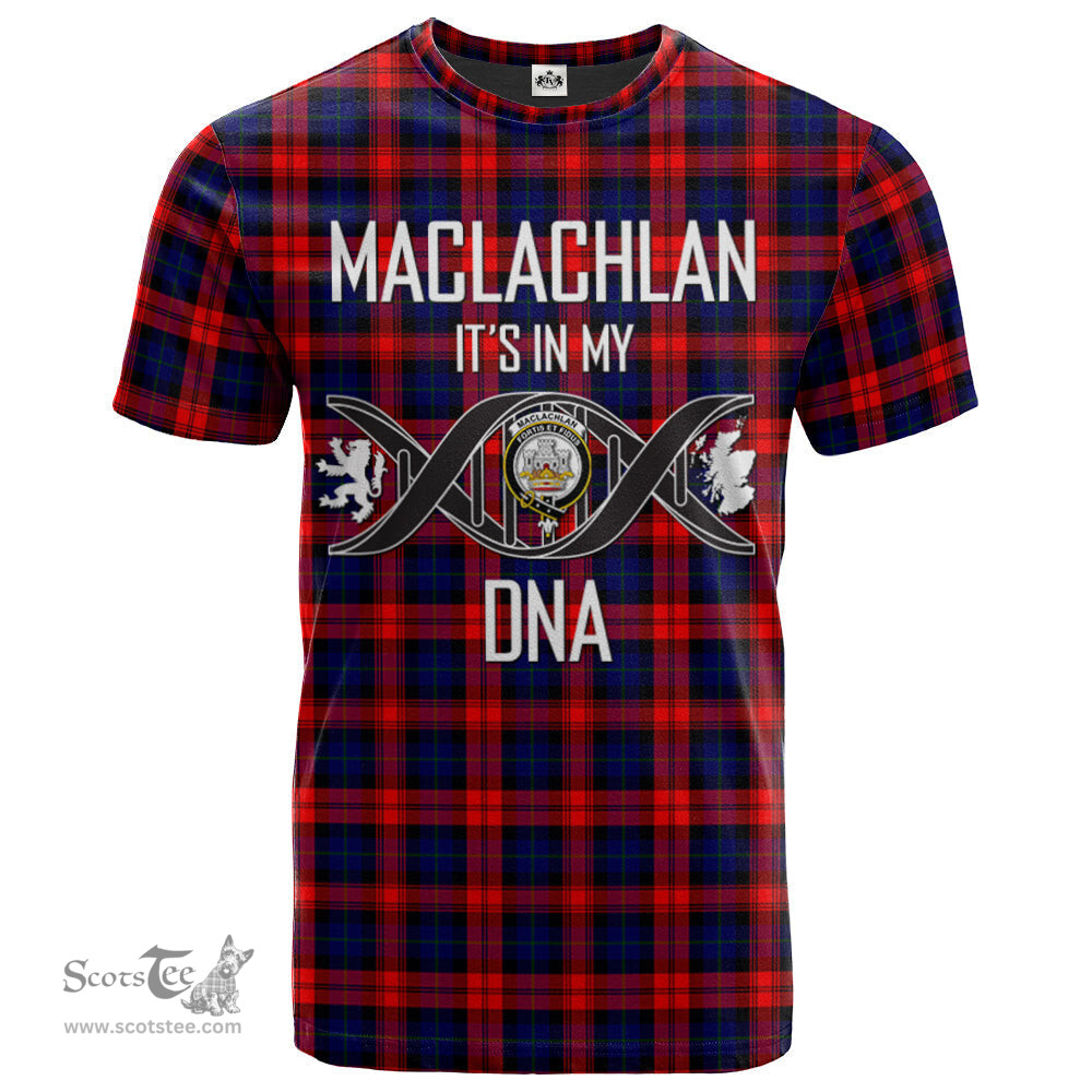 Scottish MacLachlan Modern Its In My DNA Plaid Family Crest Tartan T Shirt Scottish Plaid Tartan Plaid - ScotsTee - scotstee.com