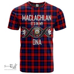 Scottish MacLachlan Modern Its In My DNA Plaid Family Crest Tartan T Shirt Scottish Plaid Tartan Plaid - ScotsTee - scotstee.com
