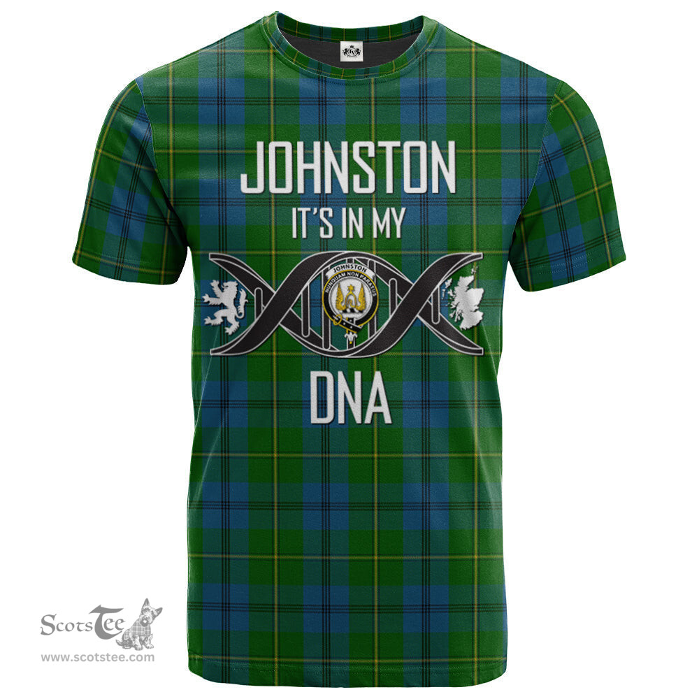 Scottish Johnston (Johnstone) 01 Its In My DNA Plaid Family Crest Tartan T Shirt Scottish Plaid Tartan Plaid - ScotsTee - scotstee.com