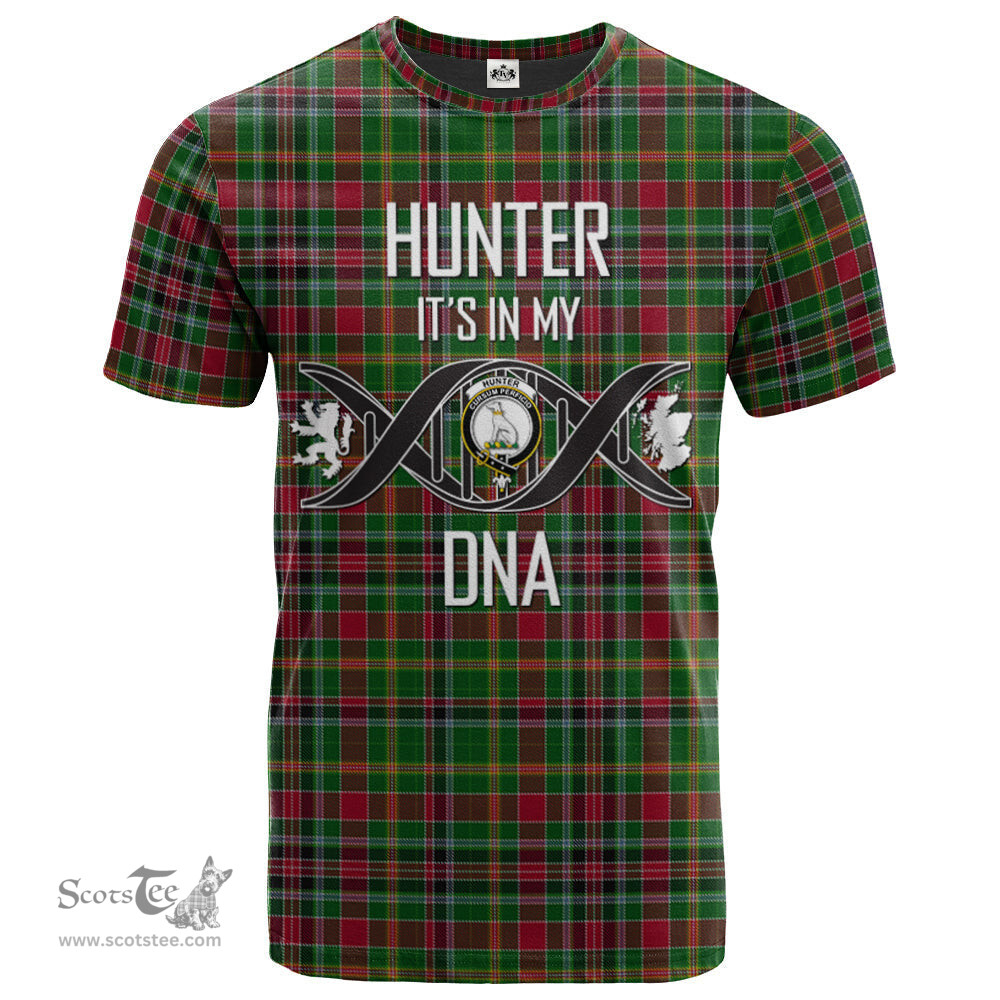 Scottish Hunter Wilsons Its In My DNA Plaid Family Crest Tartan T Shirt Scottish Plaid Tartan Plaid - ScotsTee - scotstee.com