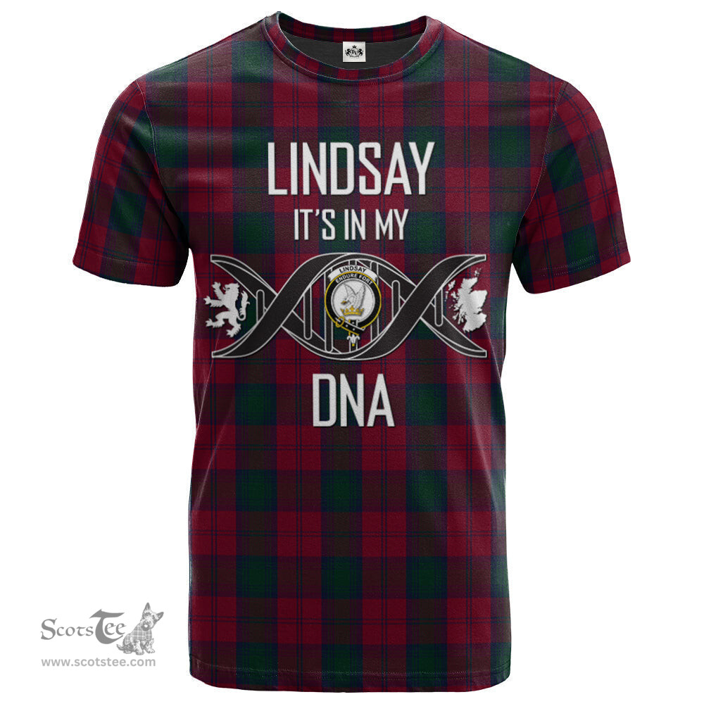 Scottish Lindsay 01 Its In My DNA Plaid Family Crest Tartan T Shirt Scottish Plaid Tartan Plaid - ScotsTee - scotstee.com