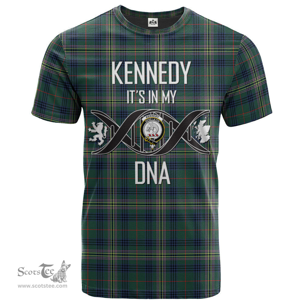 Scottish Kennedy Modern Its In My DNA Plaid Family Crest Tartan T Shirt Scottish Plaid Tartan Plaid - ScotsTee - scotstee.com