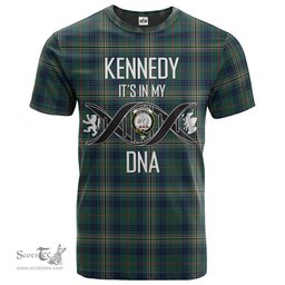 Scottish Kennedy Modern Its In My DNA Plaid Family Crest Tartan T Shirt Scottish Plaid Tartan Plaid - ScotsTee - scotstee.com