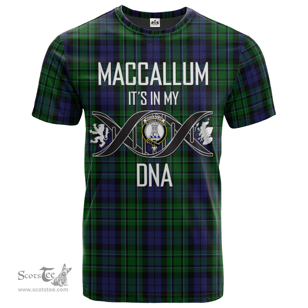 Scottish MacCallum Its In My DNA Plaid Family Crest Tartan T Shirt Scottish Plaid Tartan Plaid - ScotsTee - scotstee.com