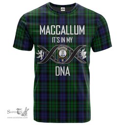 Scottish MacCallum Its In My DNA Plaid Family Crest Tartan T Shirt Scottish Plaid Tartan Plaid - ScotsTee - scotstee.com