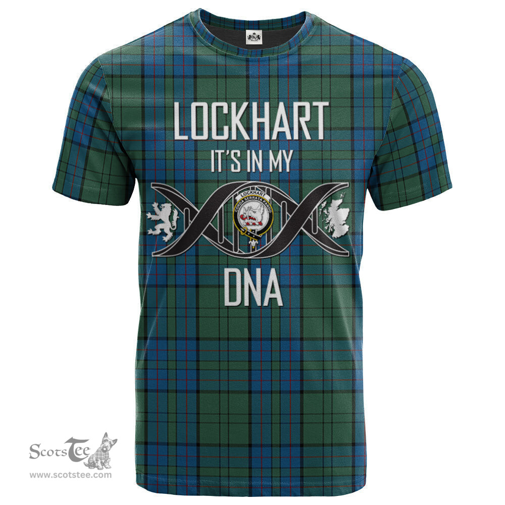 Scottish Lockhart Its In My DNA Plaid Family Crest Tartan T Shirt Scottish Plaid Tartan Plaid - ScotsTee - scotstee.com