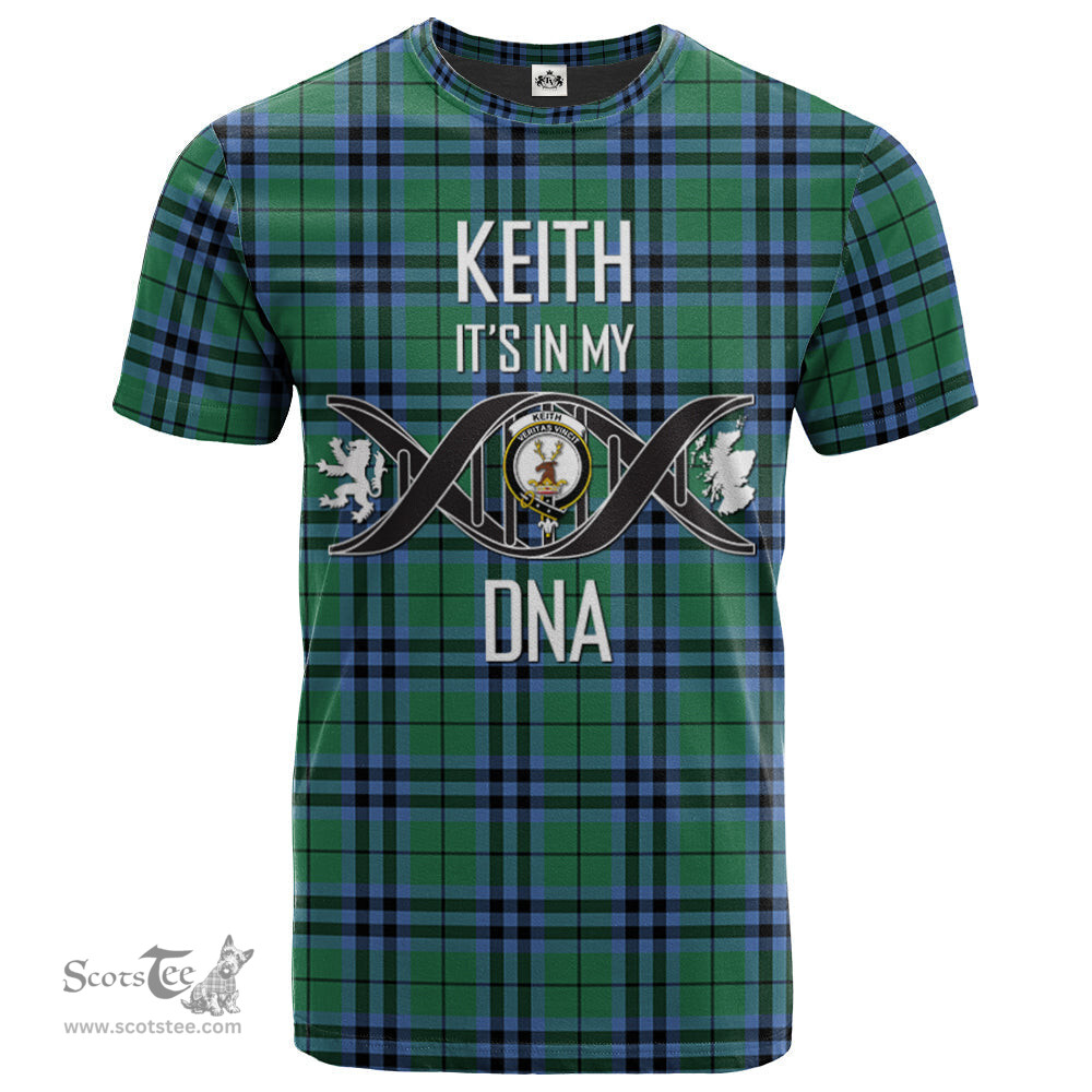 Scottish Keith Ancient Its In My DNA Plaid Family Crest Tartan T Shirt Scottish Plaid Tartan Plaid - ScotsTee - scotstee.com