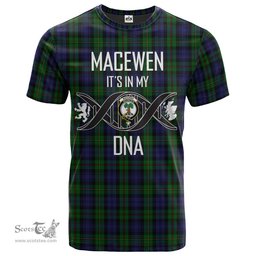 Scottish MacEwen - MacEwan 03 Its In My DNA Plaid Family Crest Tartan T Shirt Scottish Plaid Tartan Plaid - ScotsTee - scotstee.com