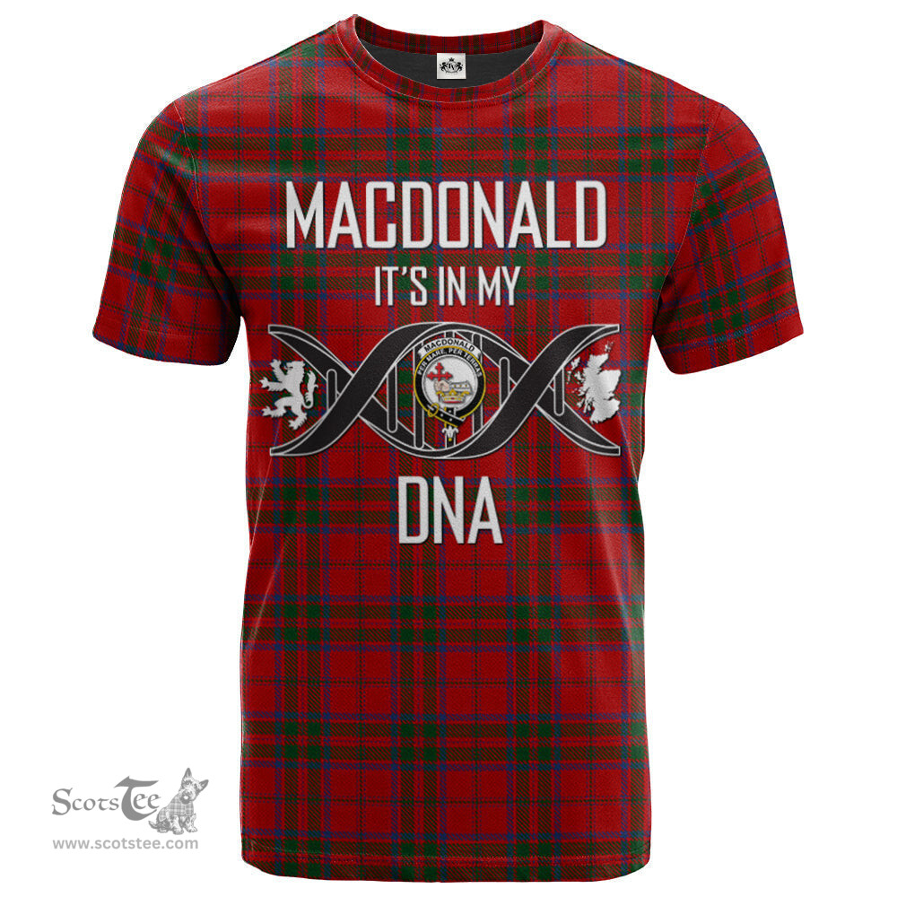 Scottish MacDonald 02 Its In My DNA Plaid Family Crest Tartan T Shirt Scottish Plaid Tartan Plaid - ScotsTee - scotstee.com