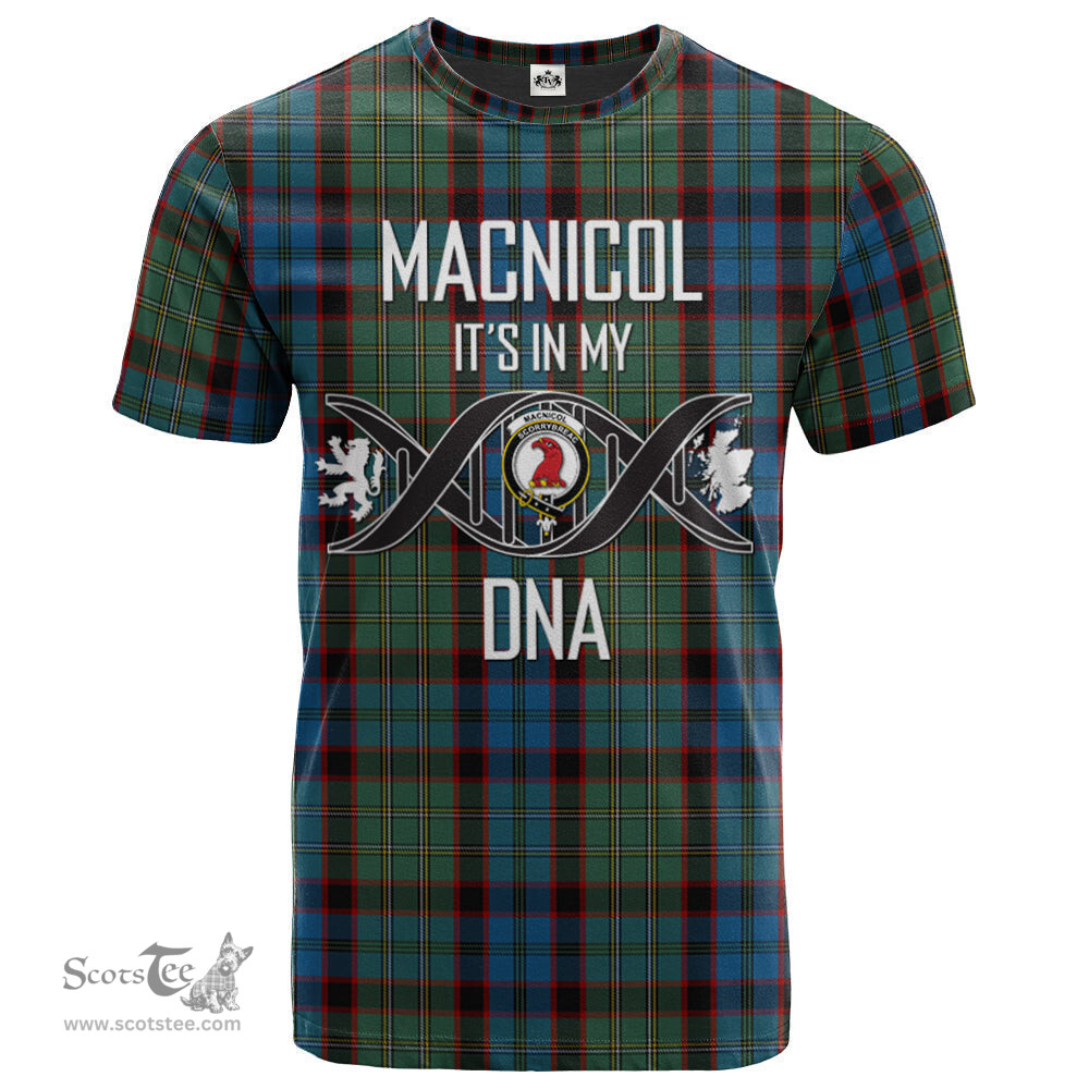 Scottish MacNicol Hunting Its In My DNA Plaid Family Crest Tartan T Shirt Scottish Plaid Tartan Plaid - ScotsTee - scotstee.com
