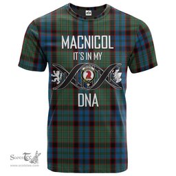 Scottish MacNicol Hunting Its In My DNA Plaid Family Crest Tartan T Shirt Scottish Plaid Tartan Plaid - ScotsTee - scotstee.com