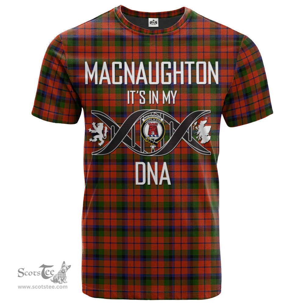 Scottish MacNaughton 02 Its In My DNA Plaid Family Crest Tartan T Shirt Scottish Plaid Tartan Plaid - ScotsTee - scotstee.com