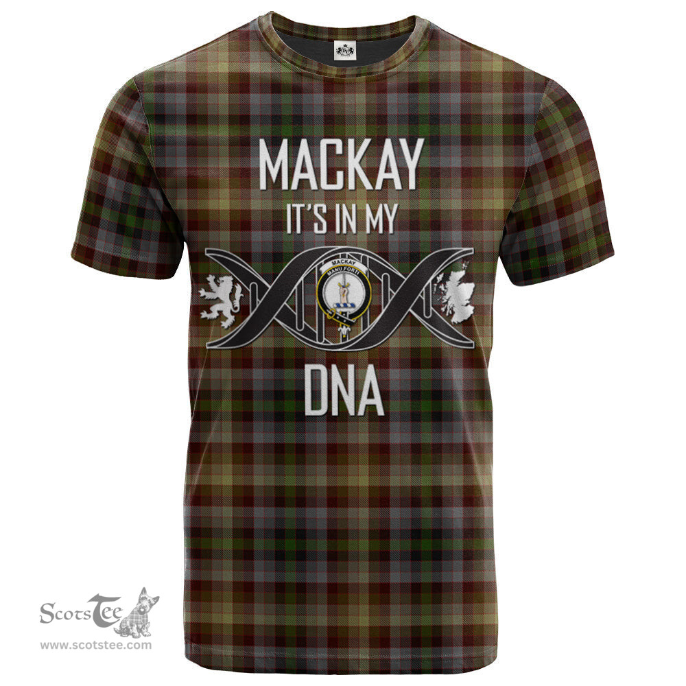 Scottish MacKay of Strathnaver Its In My DNA Plaid Family Crest Tartan T Shirt Scottish Plaid Tartan Plaid - ScotsTee - scotstee.com