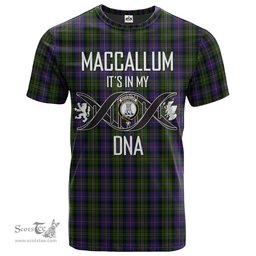 Scottish MacCallum (Malcolm) 03 Its In My DNA Plaid Family Crest Tartan T Shirt Scottish Plaid Tartan Plaid - ScotsTee - scotstee.com