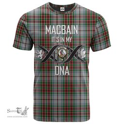 Scottish Macbain Dress Its In My DNA Plaid Family Crest Tartan T Shirt Scottish Plaid Tartan Plaid - ScotsTee - scotstee.com