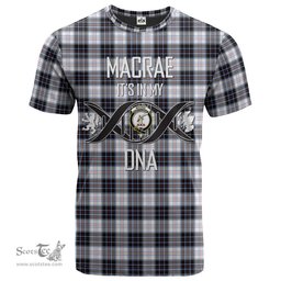 Scottish MacRae Dress Modern Its In My DNA Plaid Family Crest Tartan T Shirt Scottish Plaid Tartan Plaid - ScotsTee - scotstee.com