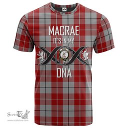 Scottish MacRae of Conchra 02 Its In My DNA Plaid Family Crest Tartan T Shirt Scottish Plaid Tartan Plaid - ScotsTee - scotstee.com