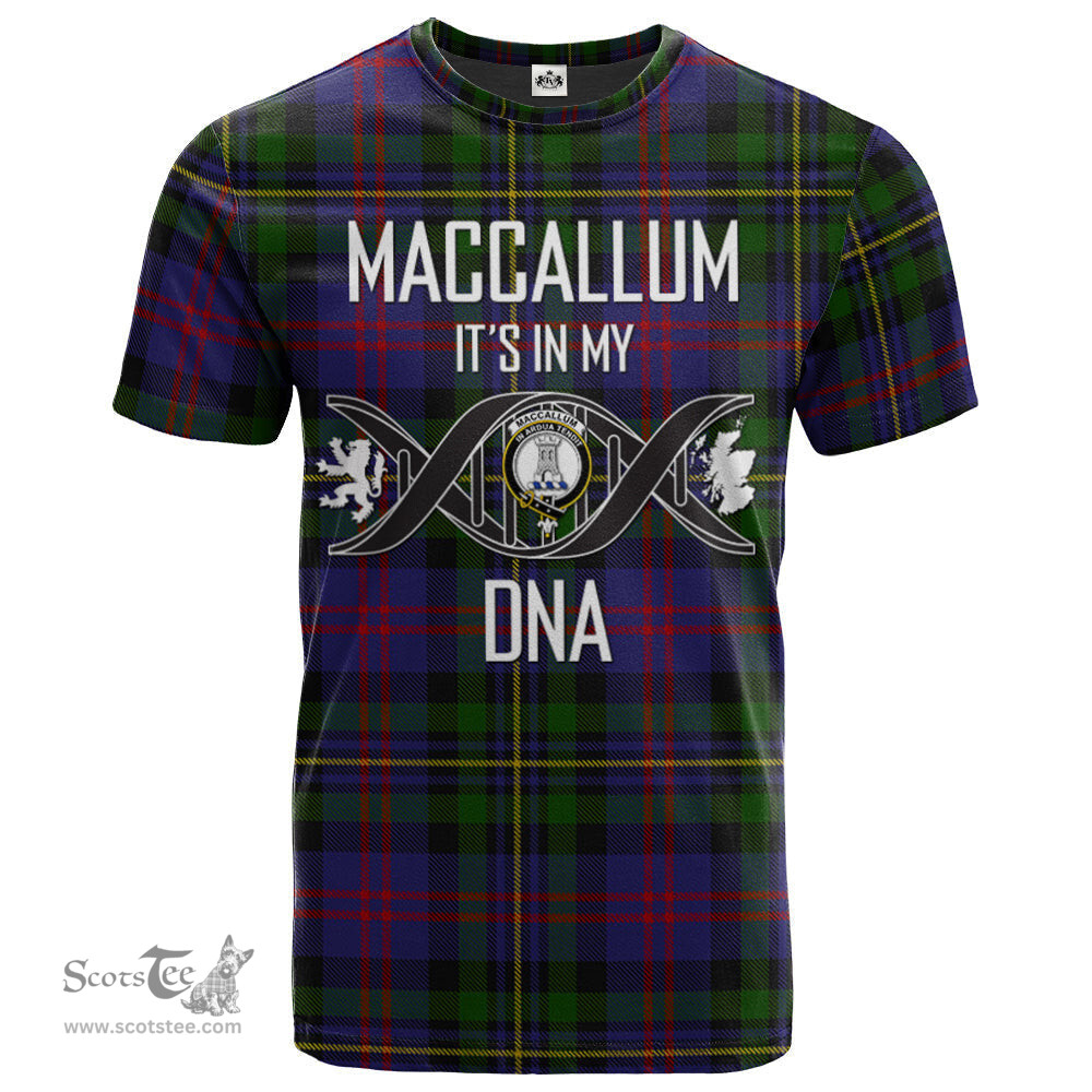 Scottish MacCallum of Berwick Its In My DNA Plaid Family Crest Tartan T Shirt Scottish Plaid Tartan Plaid - ScotsTee - scotstee.com