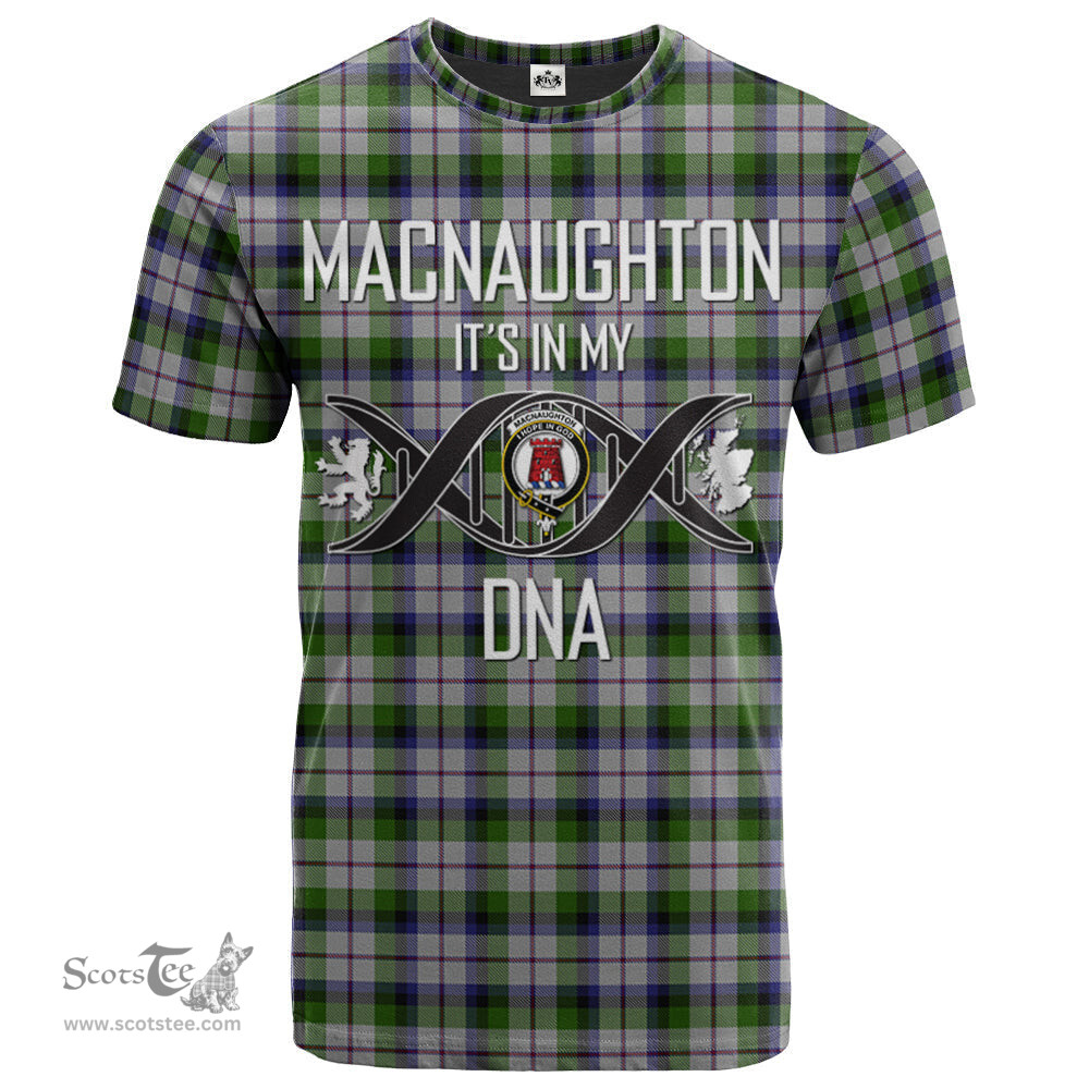 Scottish MacNaughton Dress Its In My DNA Plaid Family Crest Tartan T Shirt Scottish Plaid Tartan Plaid - ScotsTee - scotstee.com