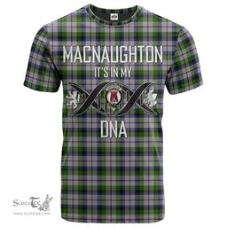 Scottish MacNaughton Dress Its In My DNA Plaid Family Crest Tartan T Shirt Scottish Plaid Tartan Plaid - ScotsTee - scotstee.com