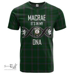 Scottish MacRae Its In My DNA Plaid Family Crest Tartan T Shirt Scottish Plaid Tartan Plaid - ScotsTee - scotstee.com