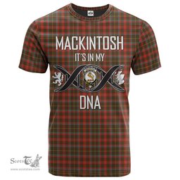 Scottish MacKintosh Hunting Weathered Its In My DNA Plaid Family Crest Tartan T Shirt Scottish Plaid Tartan Plaid - ScotsTee - scotstee.com