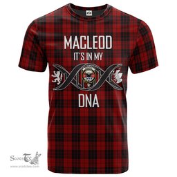 Scottish MacLeod of Raasay Highland Its In My DNA Plaid Family Crest Tartan T Shirt Scottish Plaid Tartan Plaid - ScotsTee - scotstee.com