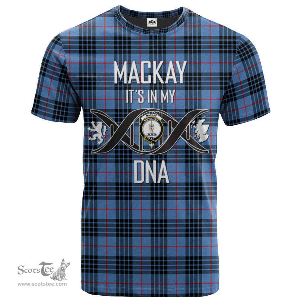 Scottish MacKay Blue Its In My DNA Plaid Family Crest Tartan T Shirt Scottish Plaid Tartan Plaid - ScotsTee - scotstee.com