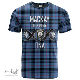 Scottish MacKay Blue Its In My DNA Plaid Family Crest Tartan T Shirt Scottish Plaid Tartan Plaid - ScotsTee - scotstee.com