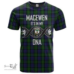 Scottish MacEwen - MacEwan 01 Its In My DNA Plaid Family Crest Tartan T Shirt Scottish Plaid Tartan Plaid - ScotsTee - scotstee.com