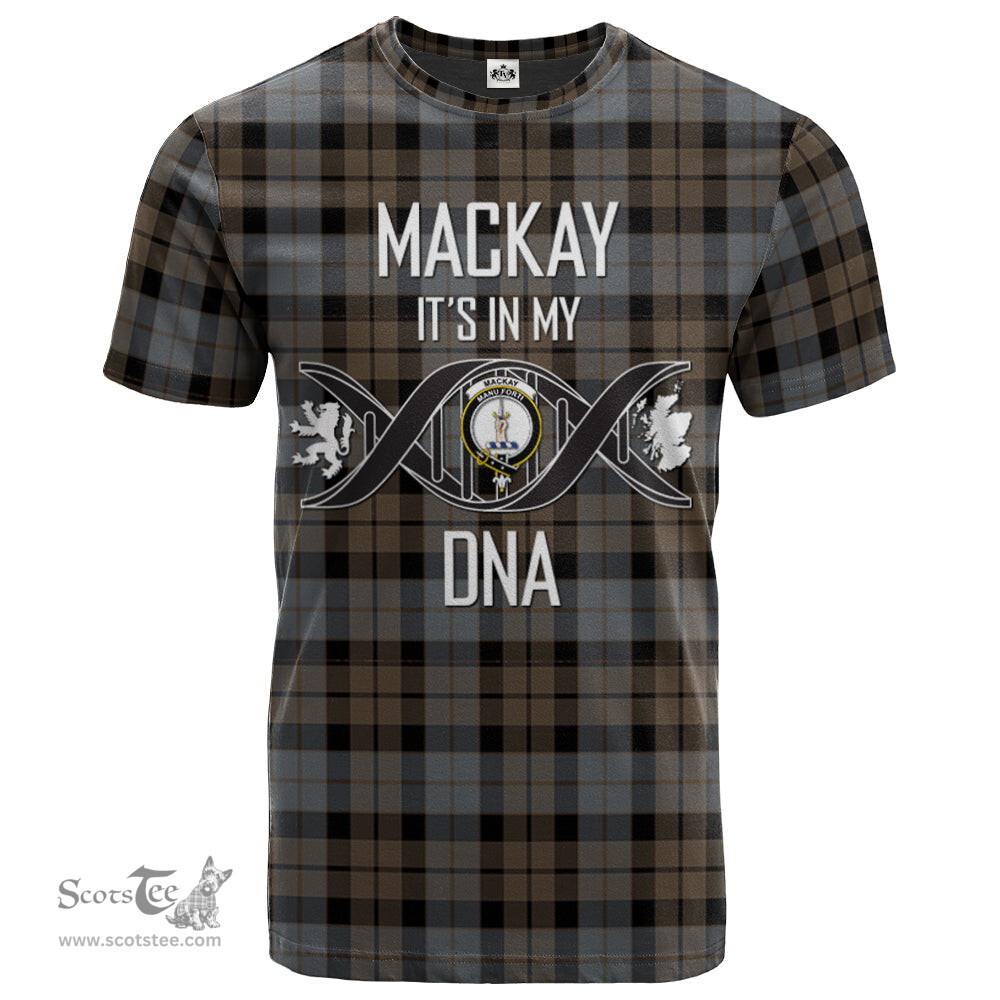 Scottish MacKay Weathered Its In My DNA Plaid Family Crest Tartan T Shirt Scottish Plaid Tartan Plaid - ScotsTee - scotstee.com