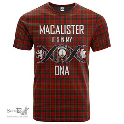 Scottish MacAlister Gourlay 02 Its In My DNA Plaid Family Crest Tartan T Shirt Scottish Plaid Tartan Plaid - ScotsTee - scotstee.com