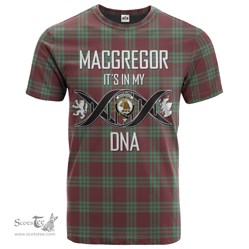 Scottish MacGregor Hunting Ancient Its In My DNA Plaid Family Crest Tartan T Shirt Scottish Plaid Tartan Plaid - ScotsTee - scotstee.com