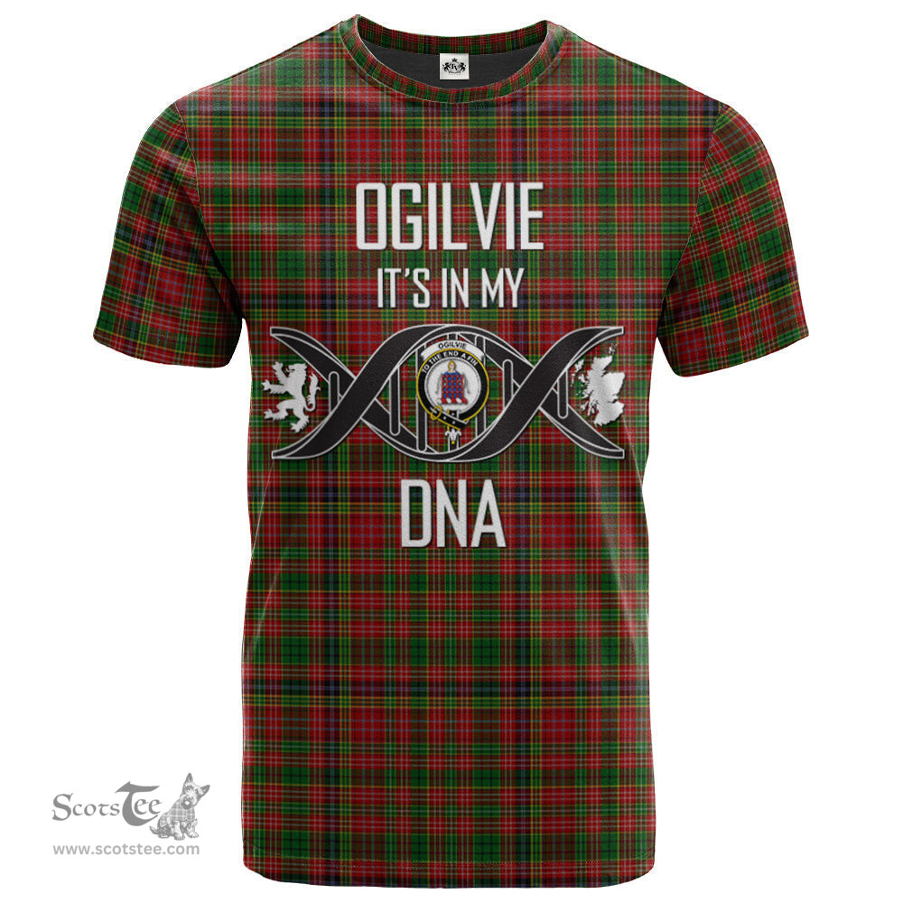 Scottish Ogilvie (Ogilvy) 04 Its In My DNA Plaid Family Crest Tartan T Shirt Scottish Plaid Tartan Plaid - ScotsTee - scotstee.com